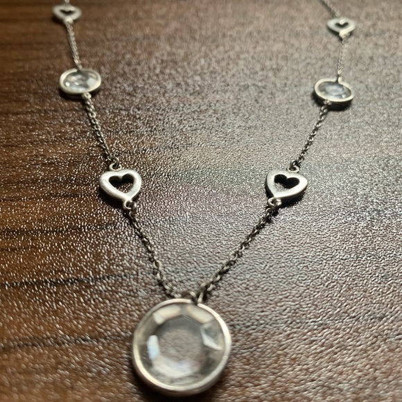 Stella and dot silver heart necklace - Picture 3 of 7